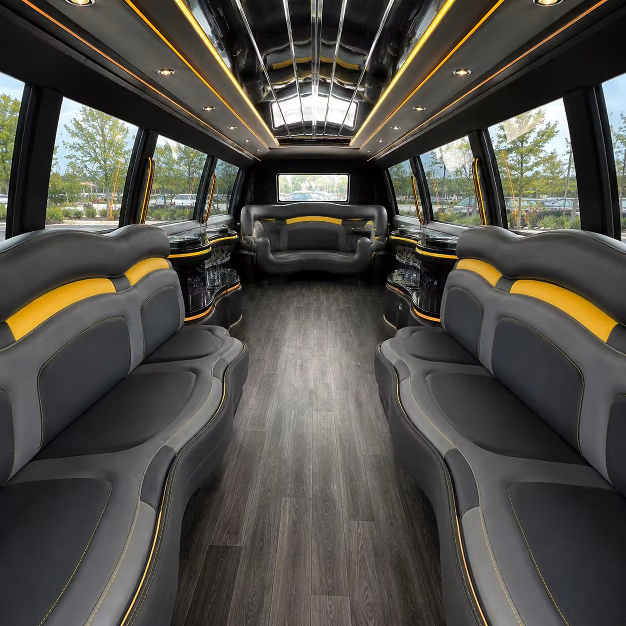 hummer limo inside
