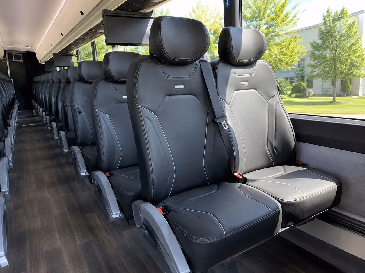 orlando charter bus interior